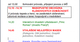 PROGRAM MASOPUSTU